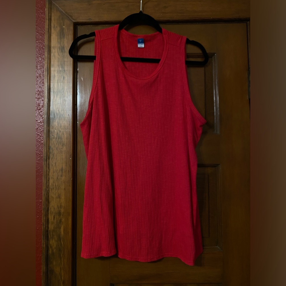 Old Navy Bright Red Tank Top